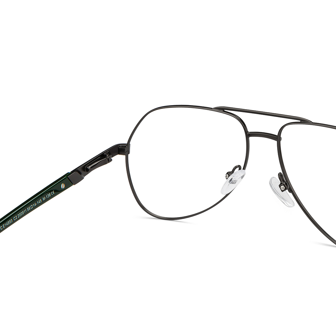 Vincent Chase Online Mid Gunmetal Full Rim Aviator right side