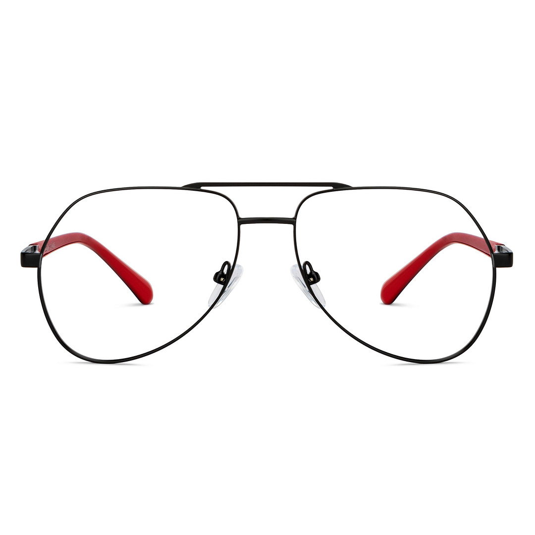 Vincent Chase Online Black Full Rim Aviator left side