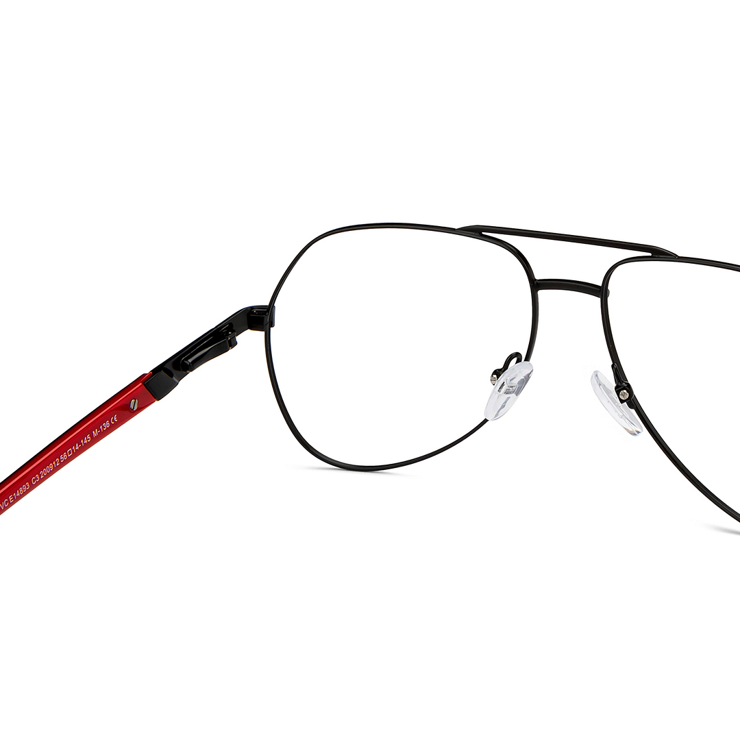 Vincent Chase Online Black Full Rim Aviator right side