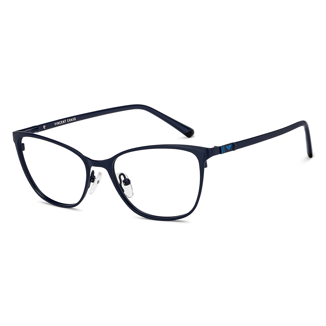 Vincent Chase Online Sky Blue Full Rim Cat Eye right side