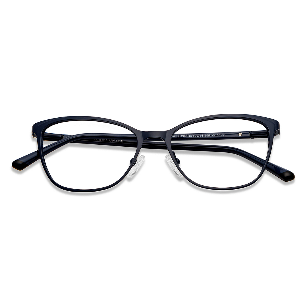 Vincent Chase Online Sky Blue Full Rim Cat Eye left side