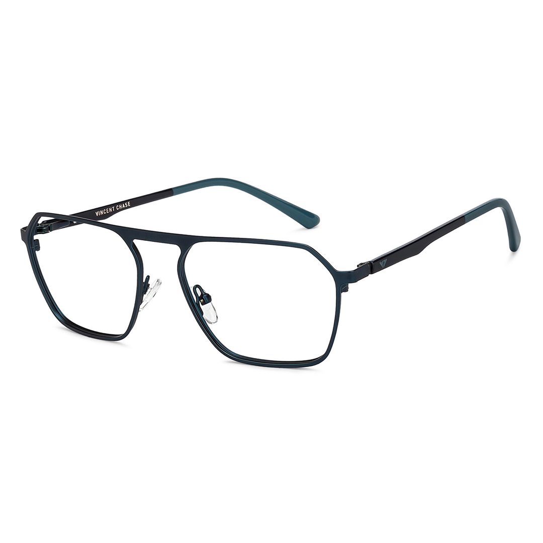 Vincent Chase Online Sky Blue Full Rim Geometric right side