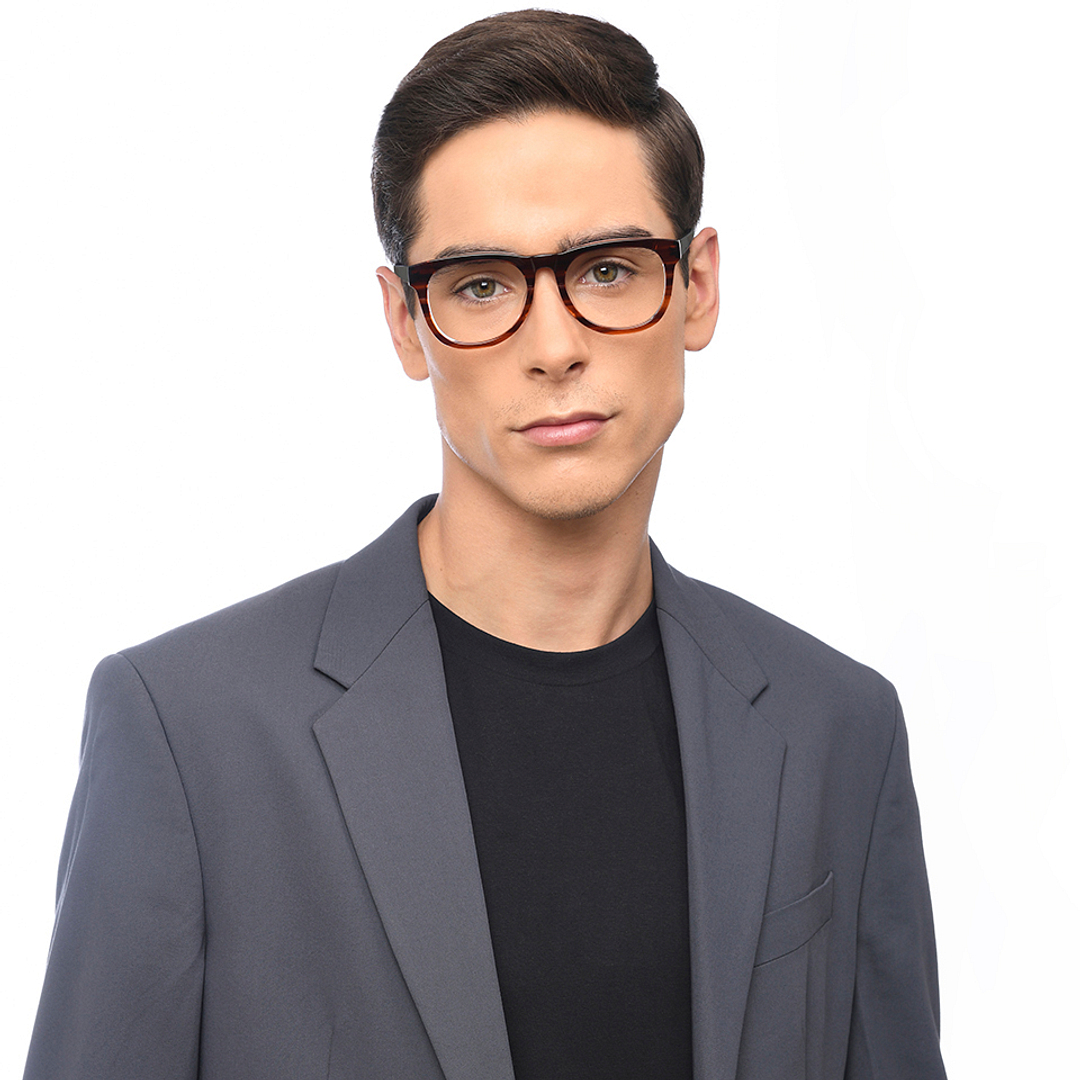 Vincent Chase Online Light Brown Full Rim Round right side