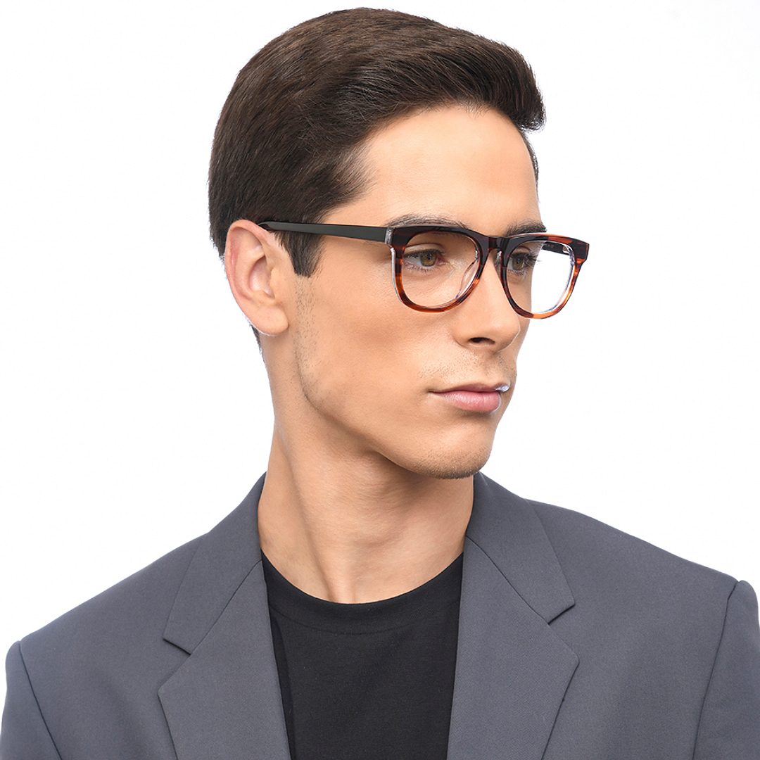 Vincent Chase Online Light Brown Full Rim Round left side