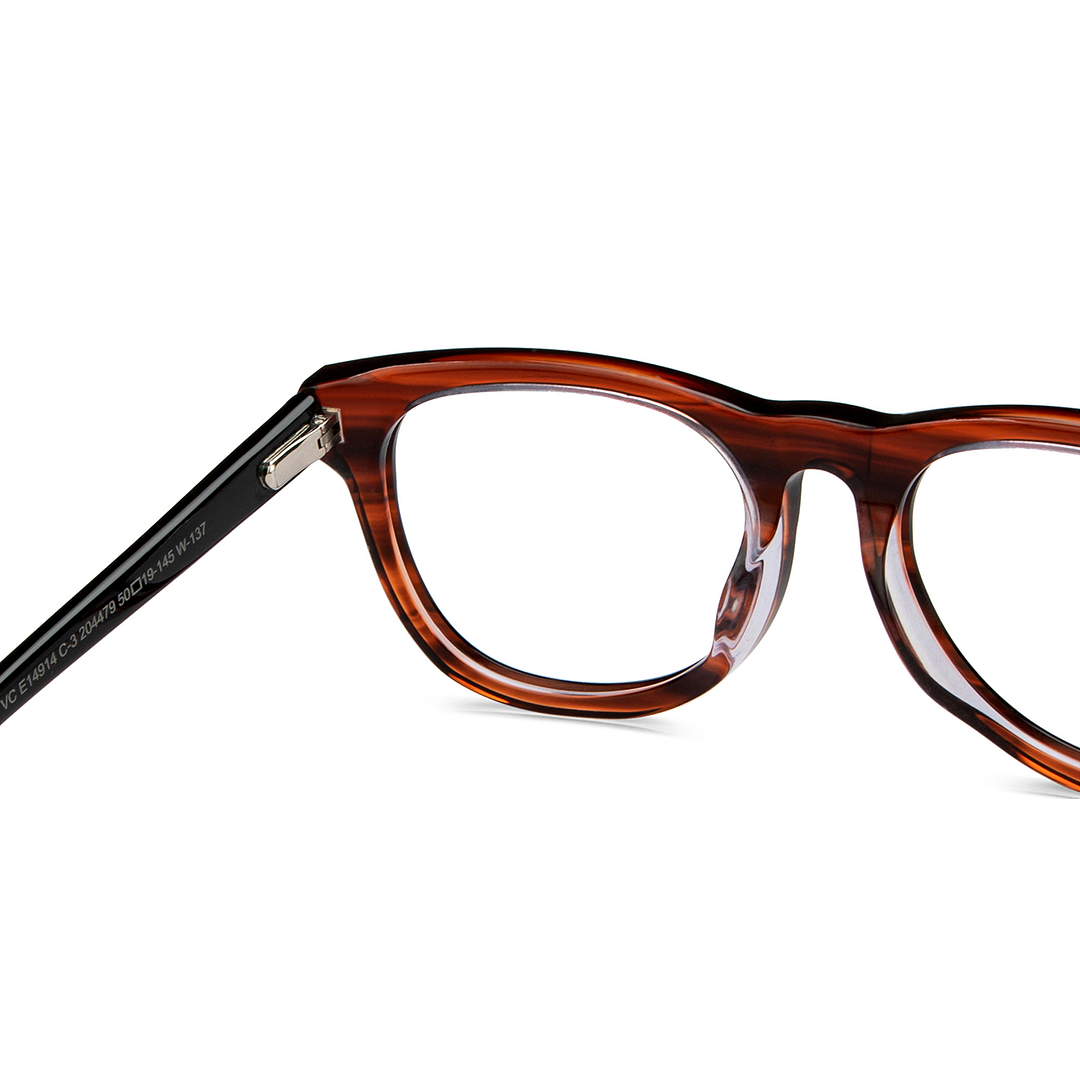 Vincent Chase Online Light Brown Full Rim Round right side