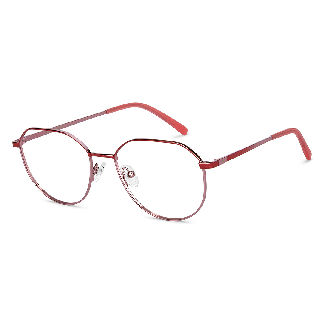 Vincent Chase Pink Full Rim Geometric right side