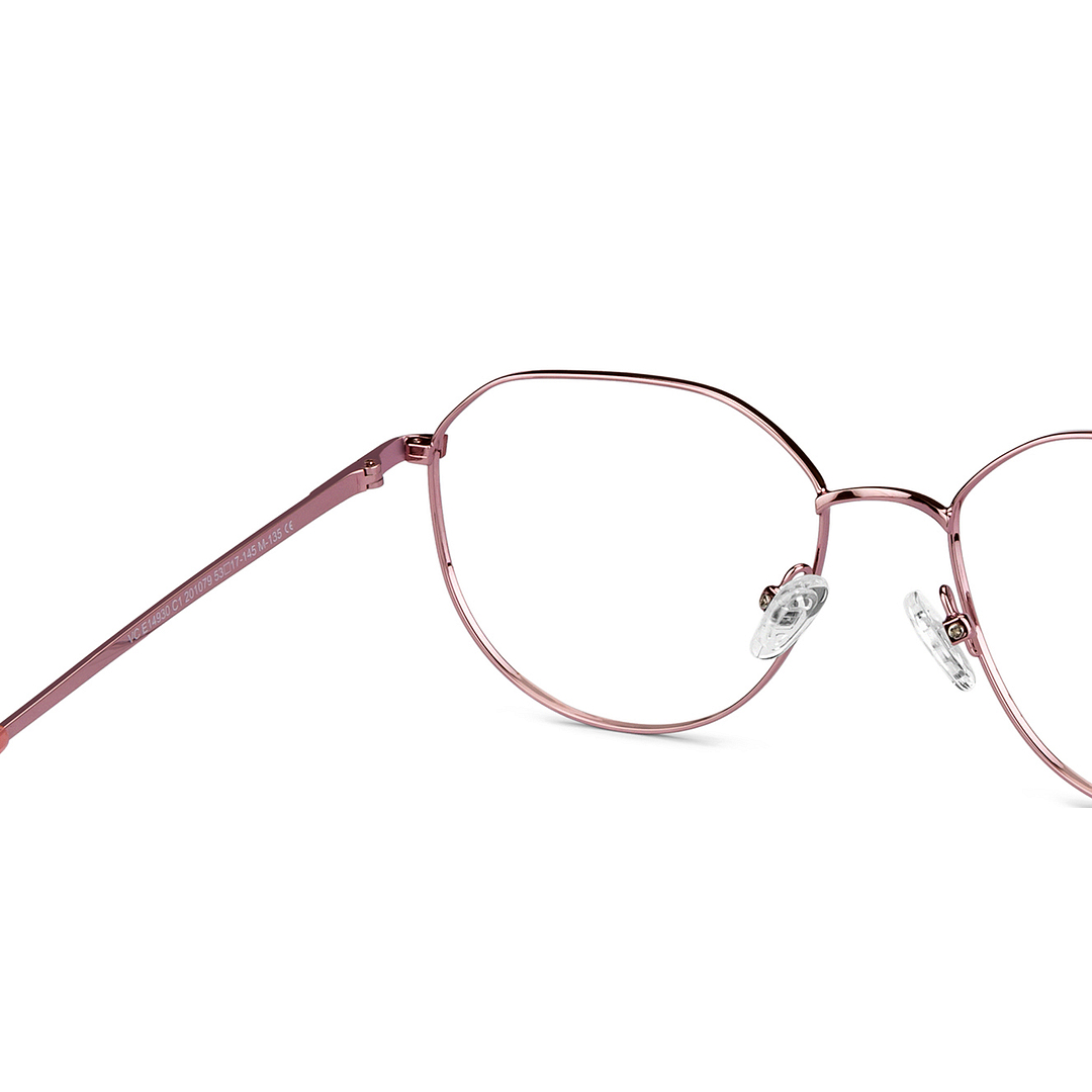 Vincent Chase Pink Full Rim Geometric right side