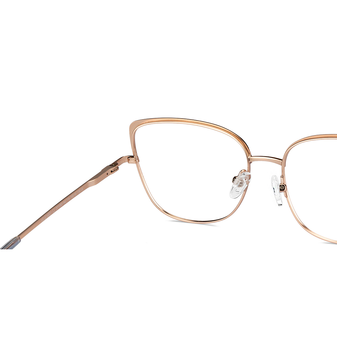 Vincent Chase Online Gold Full Rim Cat Eye right side