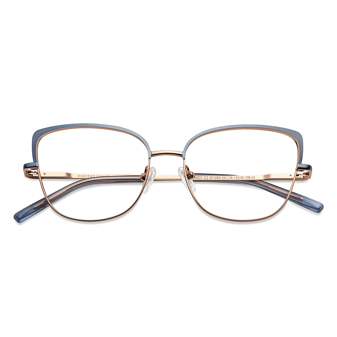 Vincent Chase Online Gold Full Rim Cat Eye left side