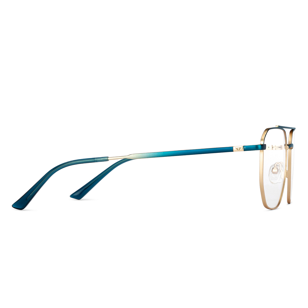Vincent Chase Online Gold Full Rim Geometric left side