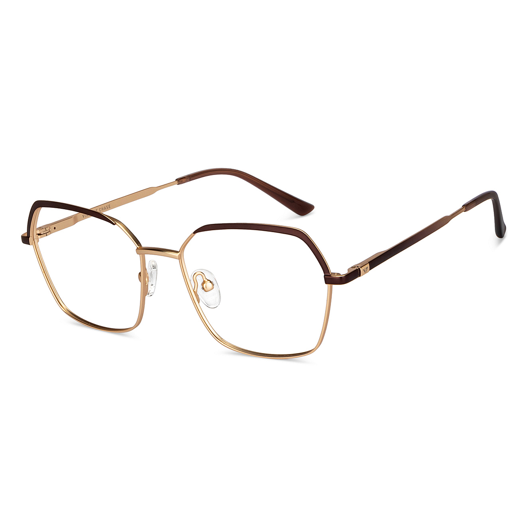 Vincent Chase Online Gold Full Rim Geometric right side