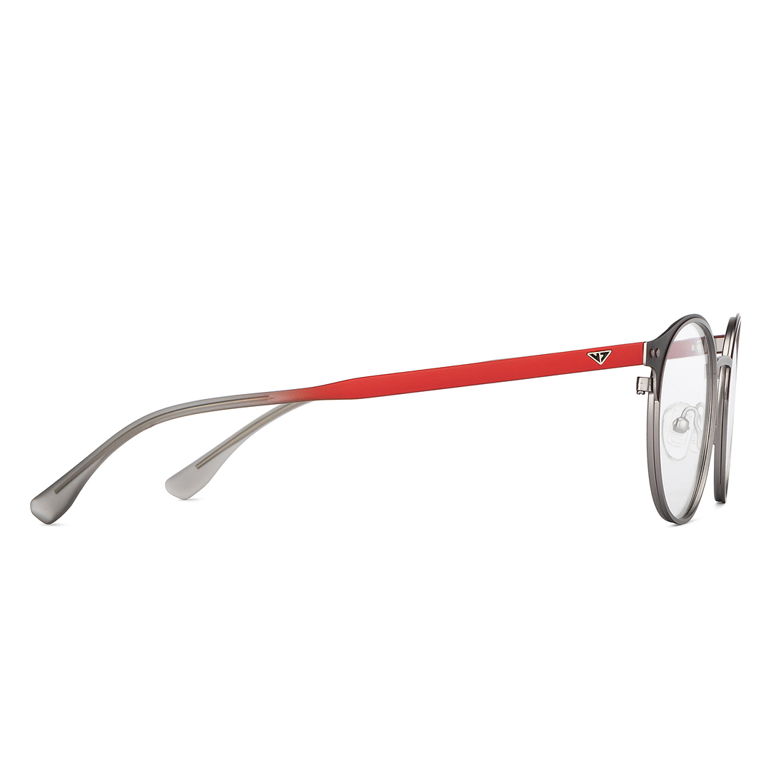 Vincent Chase Online Silver Full Rim Round left side