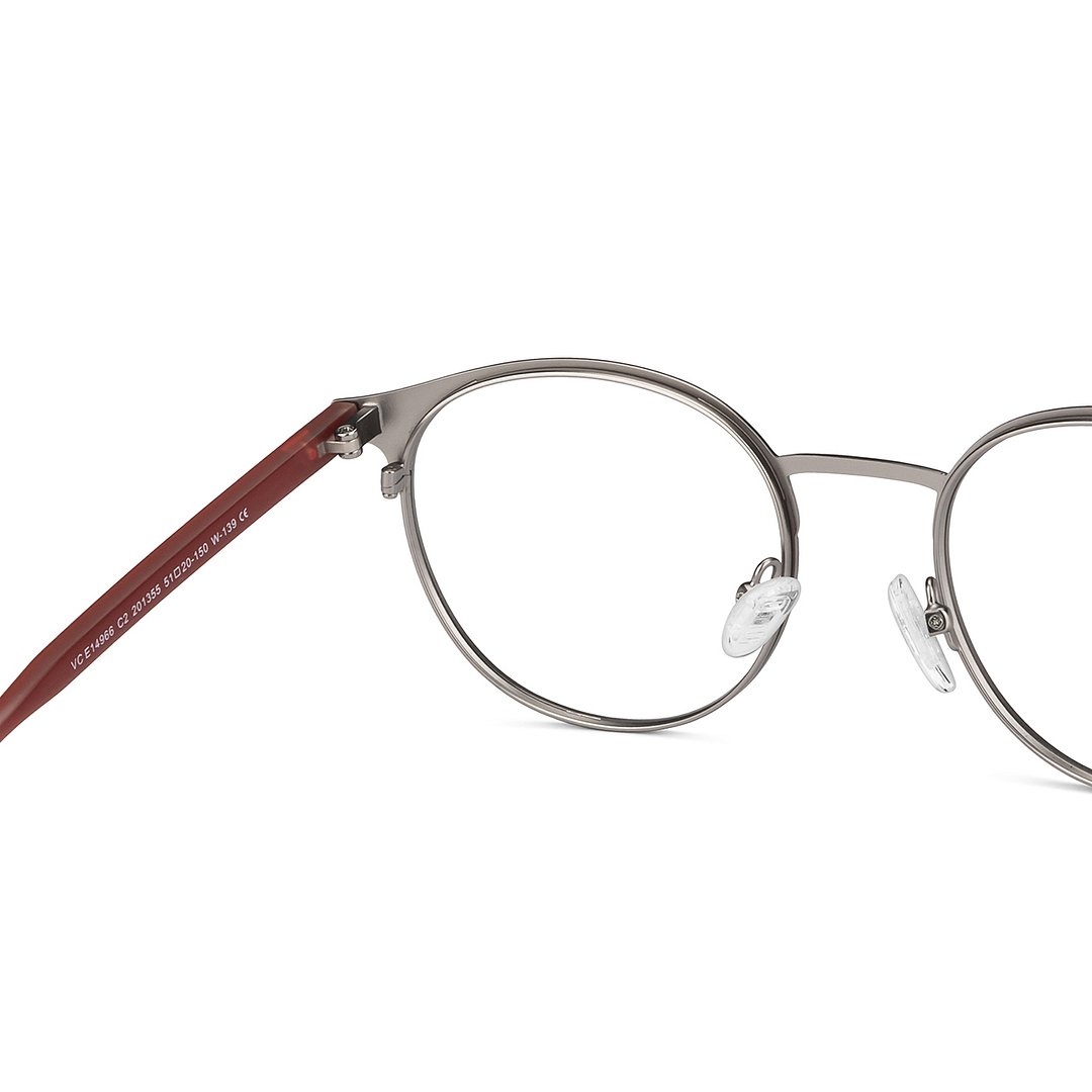 Vincent Chase Online Silver Full Rim Round right side