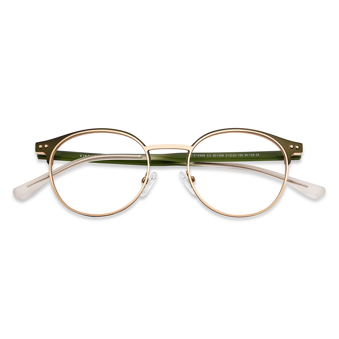 Vincent Chase Online Gold Full Rim Round left side