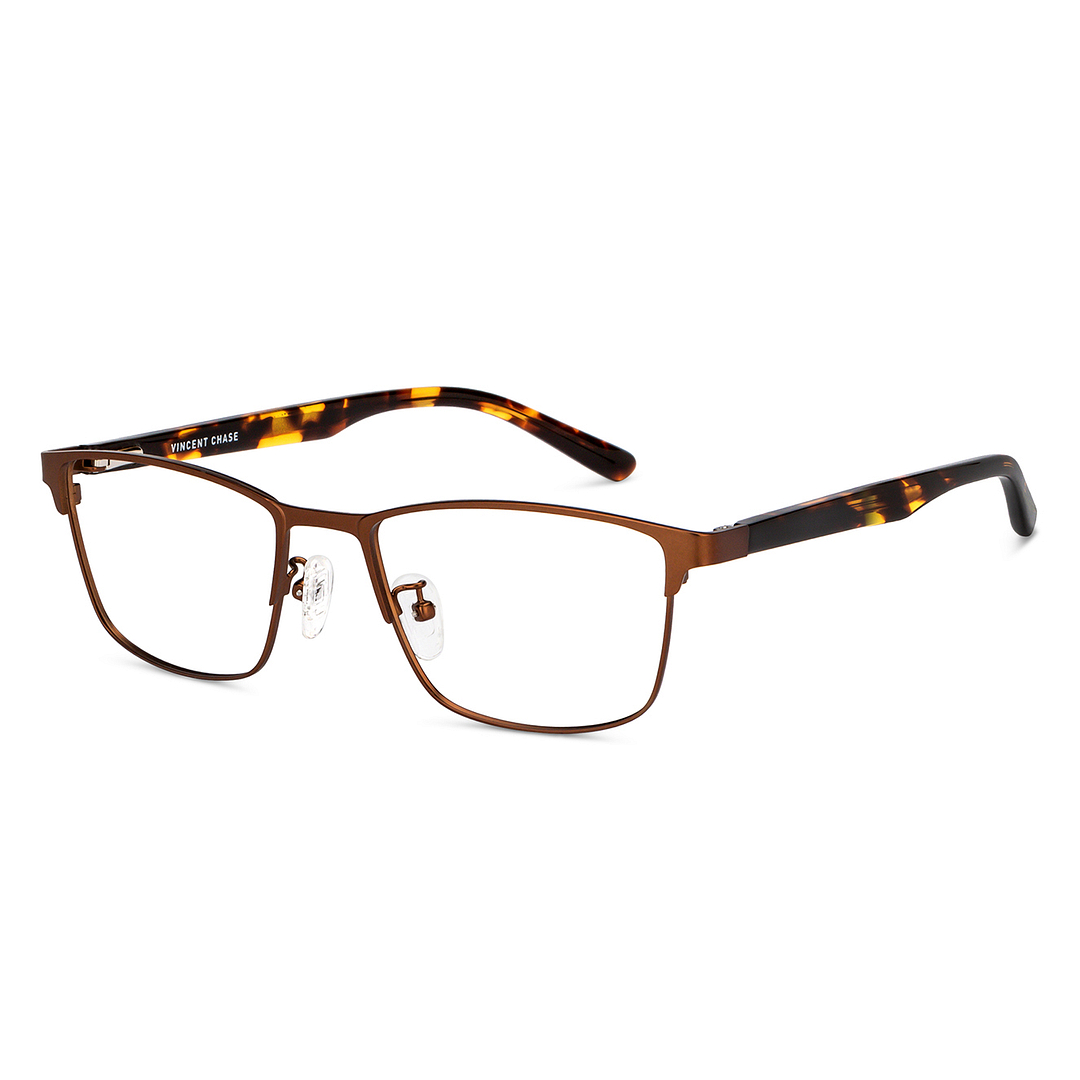 Vincent Chase Online Light Brown Full Rim Rectangle right side