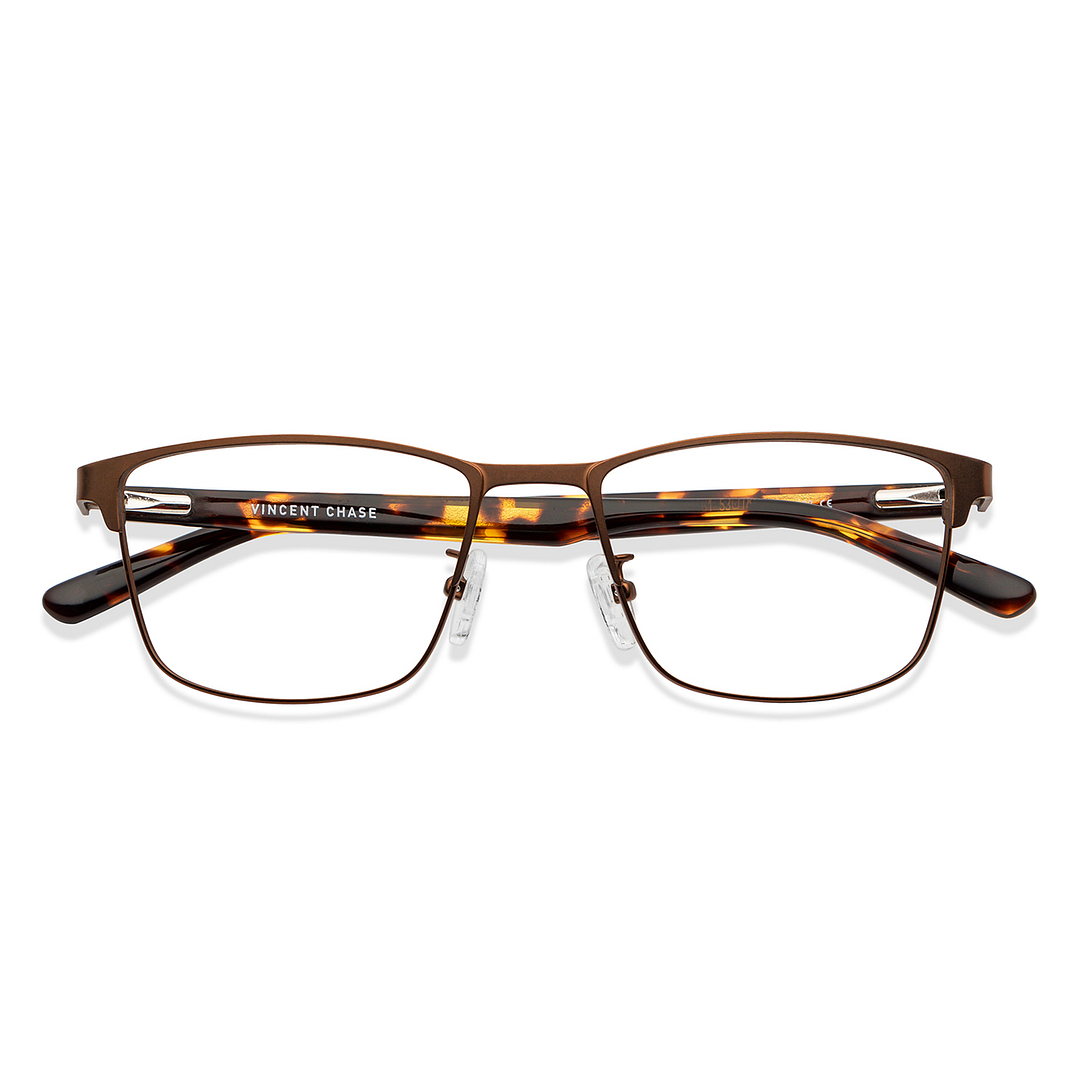 Vincent Chase Online Light Brown Full Rim Rectangle left side