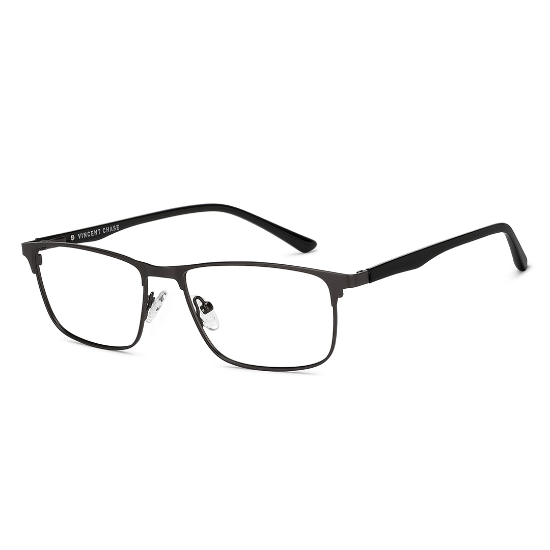 Vincent Chase Online Mid Gunmetal Full Rim Rectangle right side