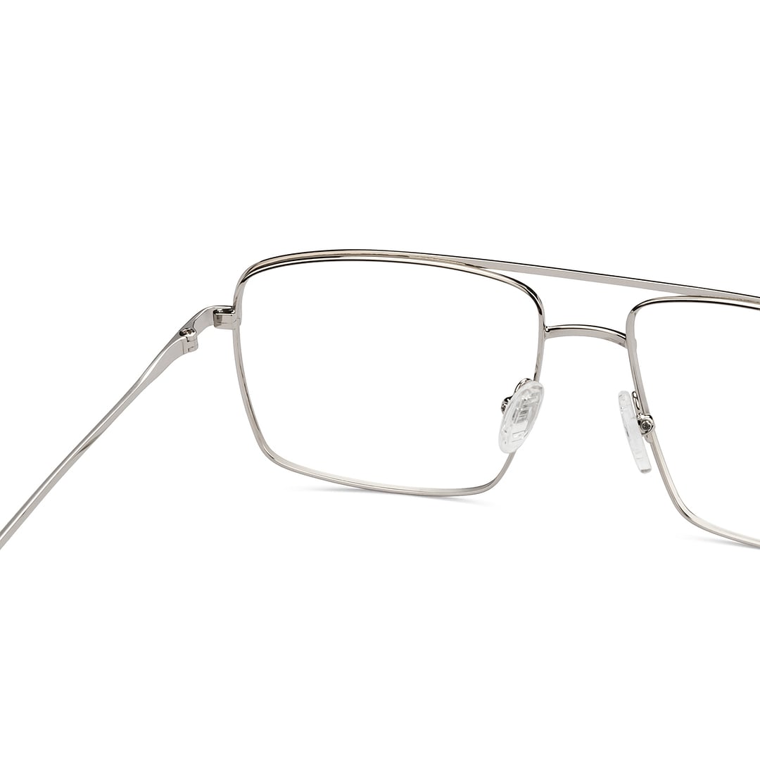 Vincent Chase Silver Full Rim Square right side
