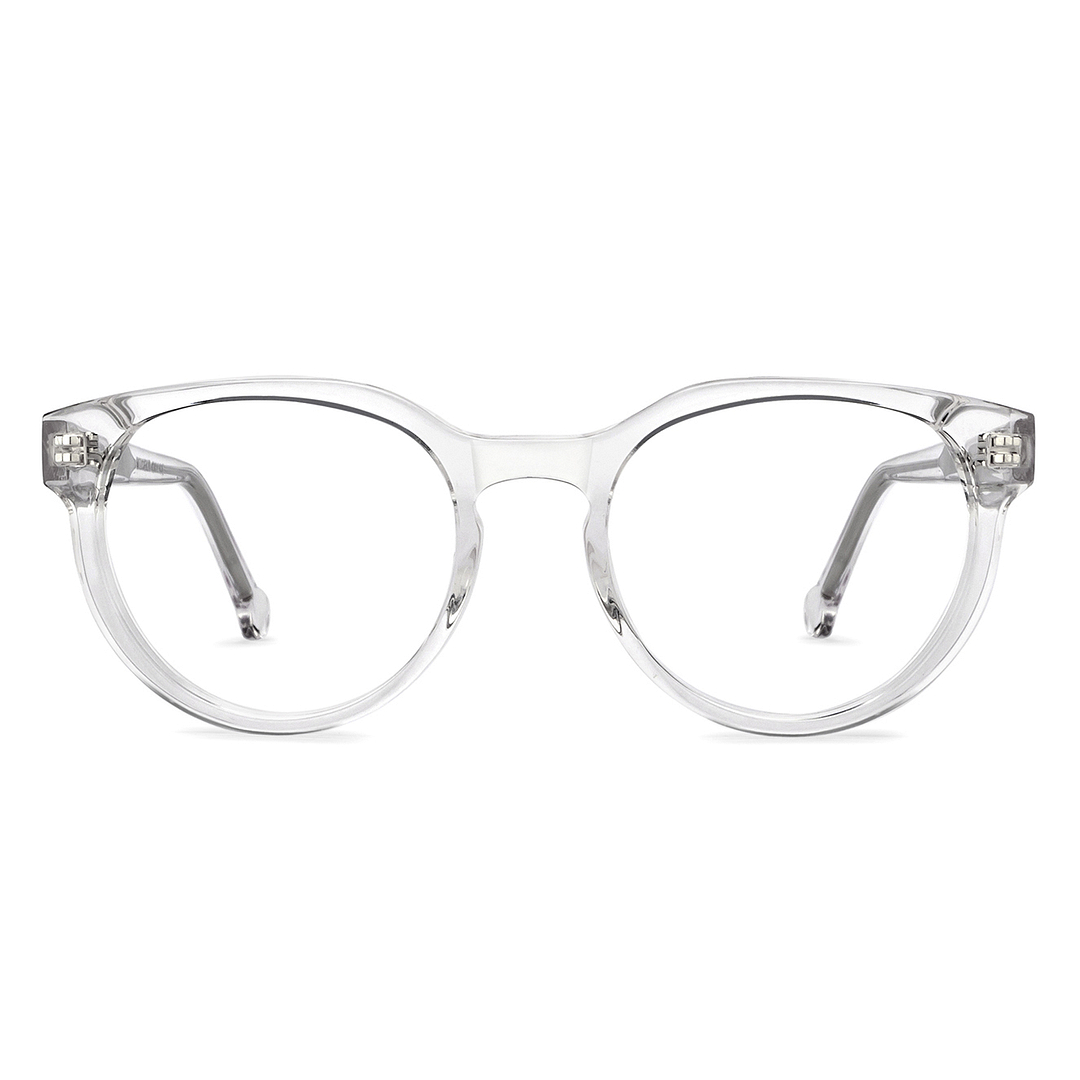 Vincent Chase Online Crystal Transparent Full Rim Round left side
