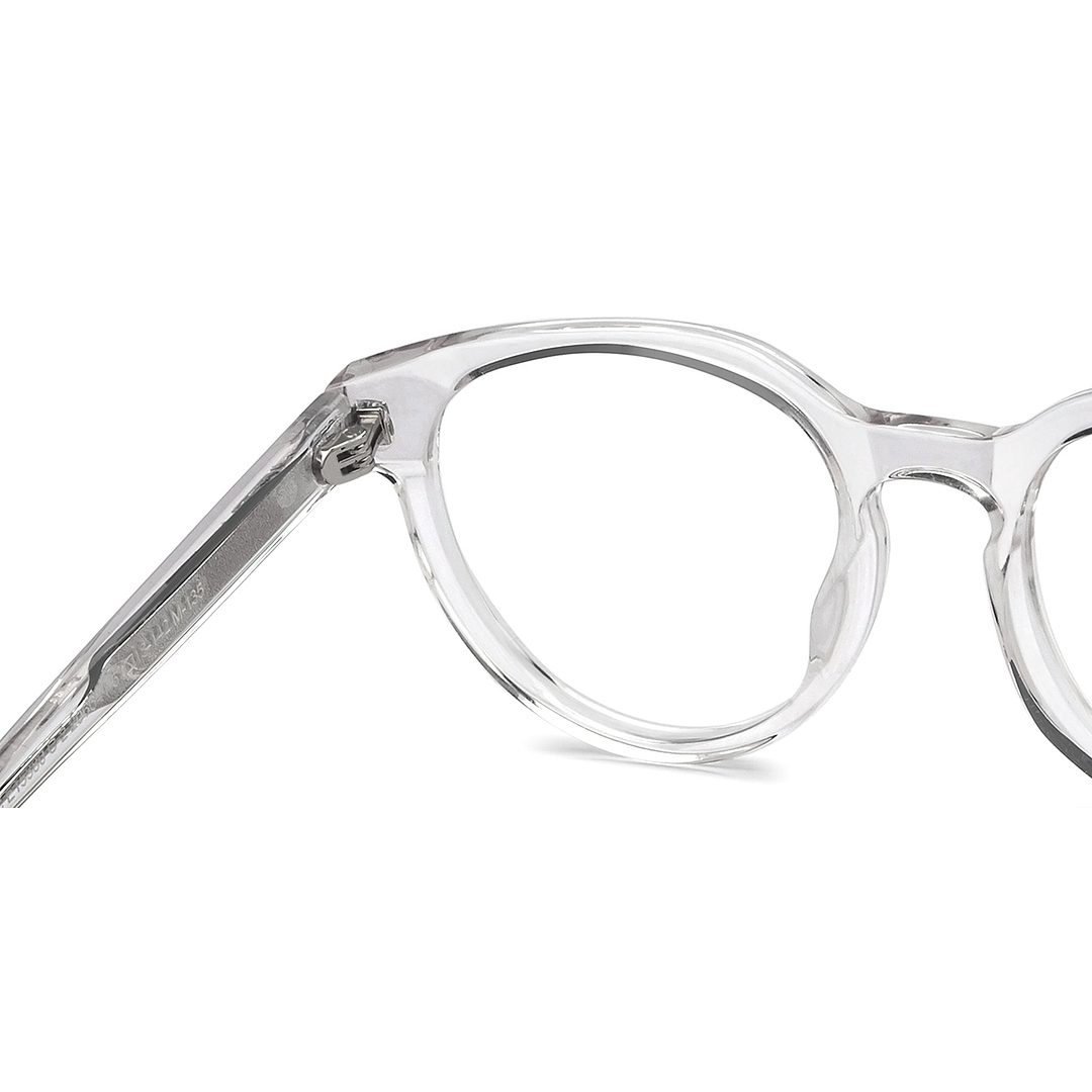 Vincent Chase Online Crystal Transparent Full Rim Round right side