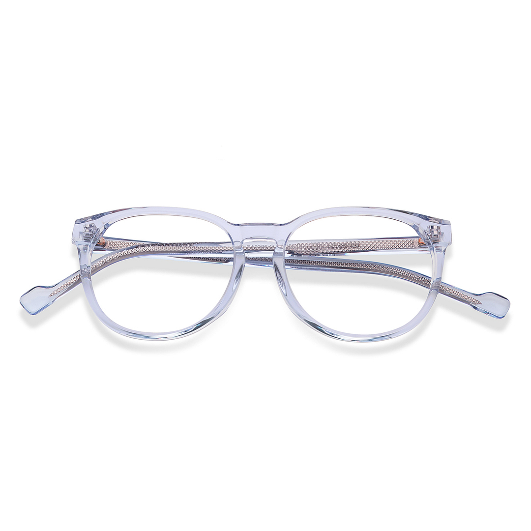 Vincent Chase Online Blue Transparent Full Rim Round left side