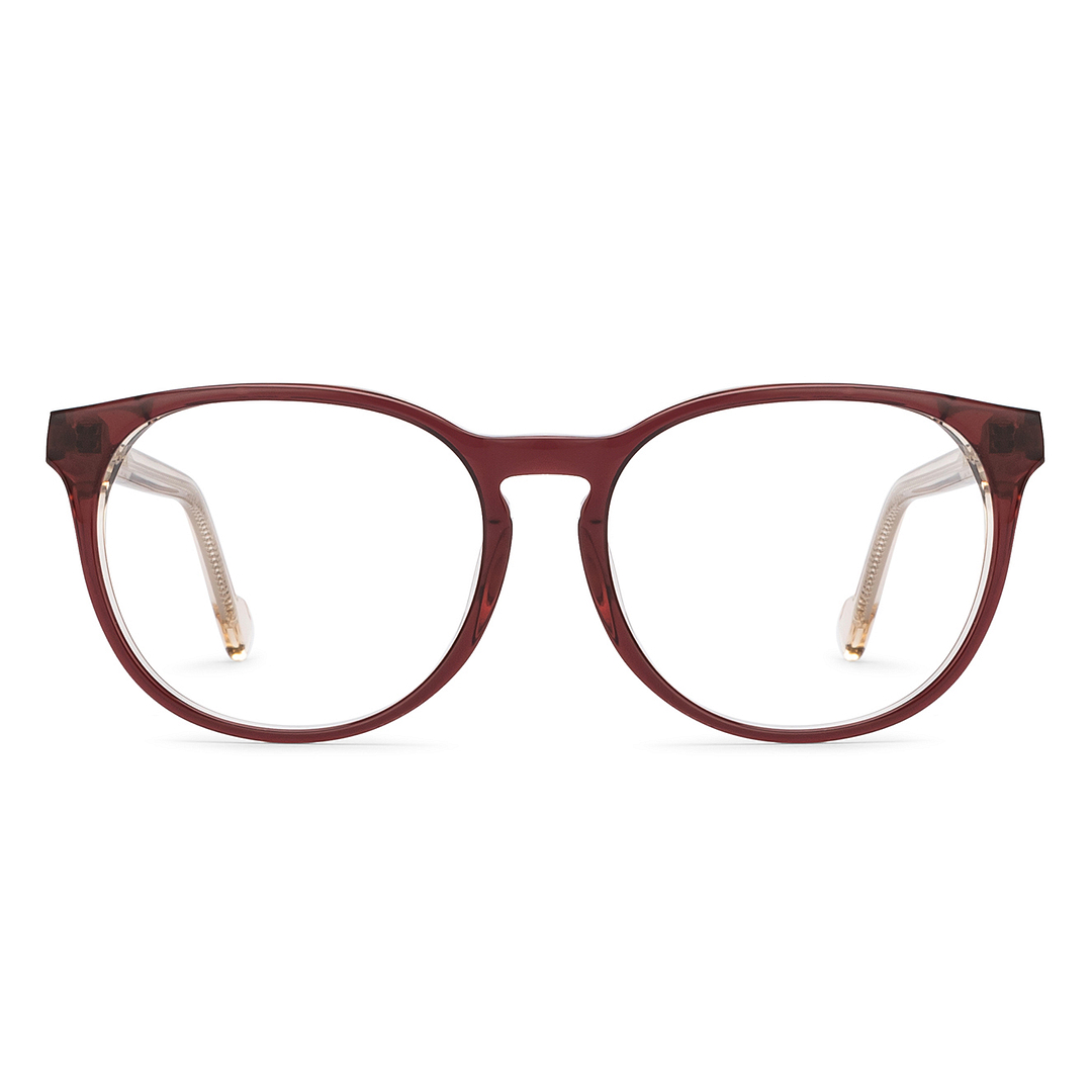 Vincent Chase Online Red Transparent Full Rim Round right side