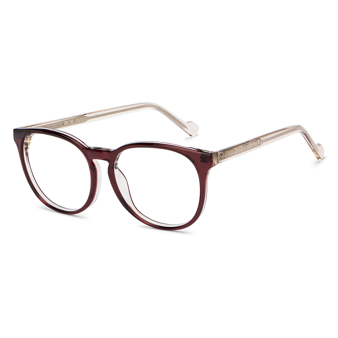 Vincent Chase Online Red Transparent Full Rim Round right side