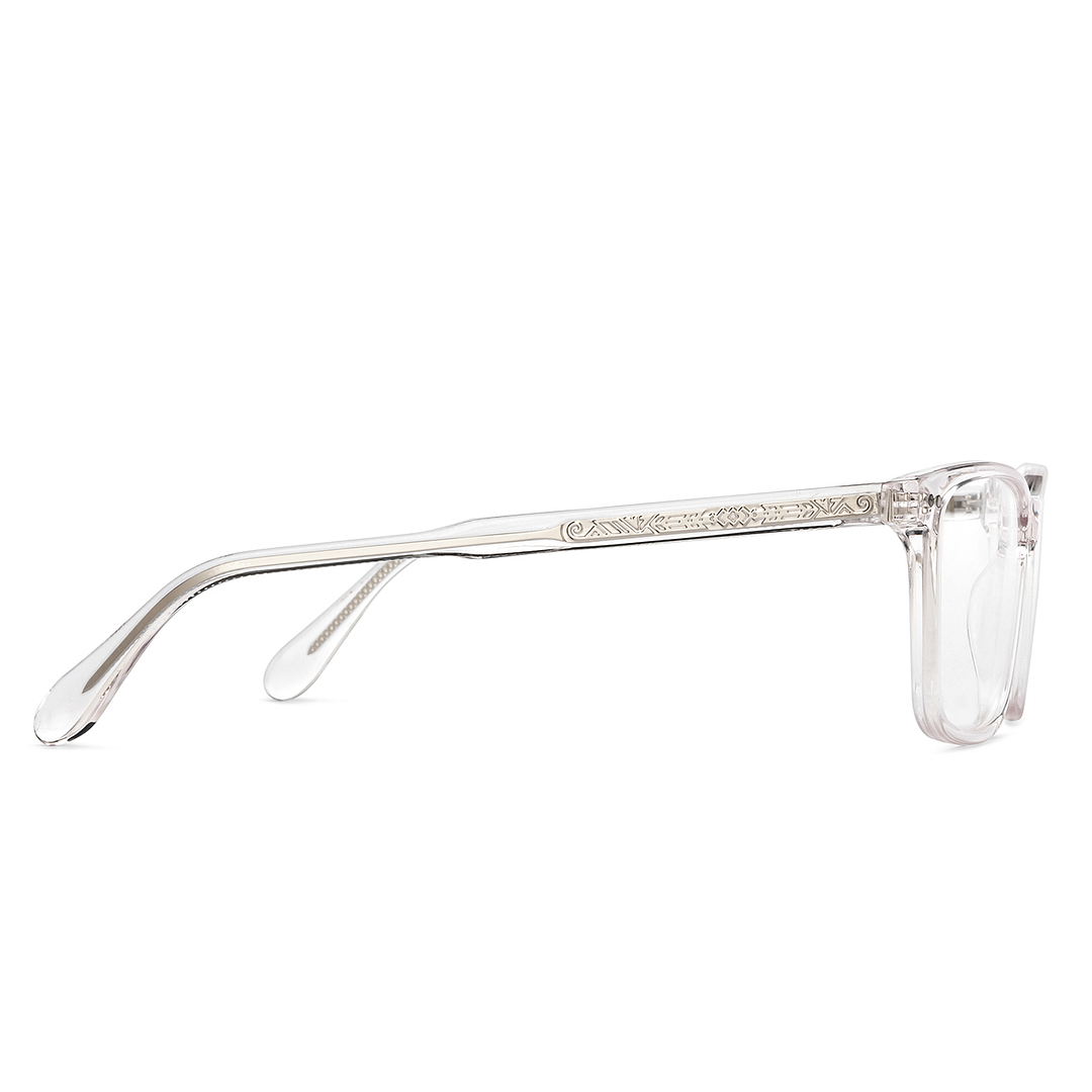 Vincent Chase Online Crystal Transparent Full Rim Square left side