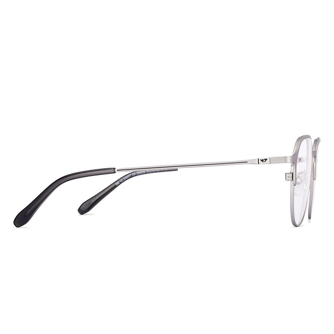 Vincent Chase Online Silver Full Rim Geometric left side