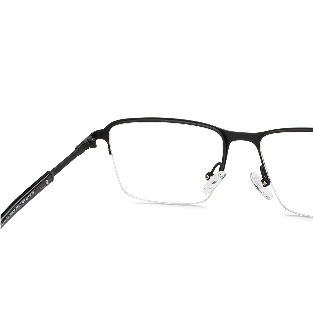 Vincent Chase Online Black Half Rim Rectangle right side