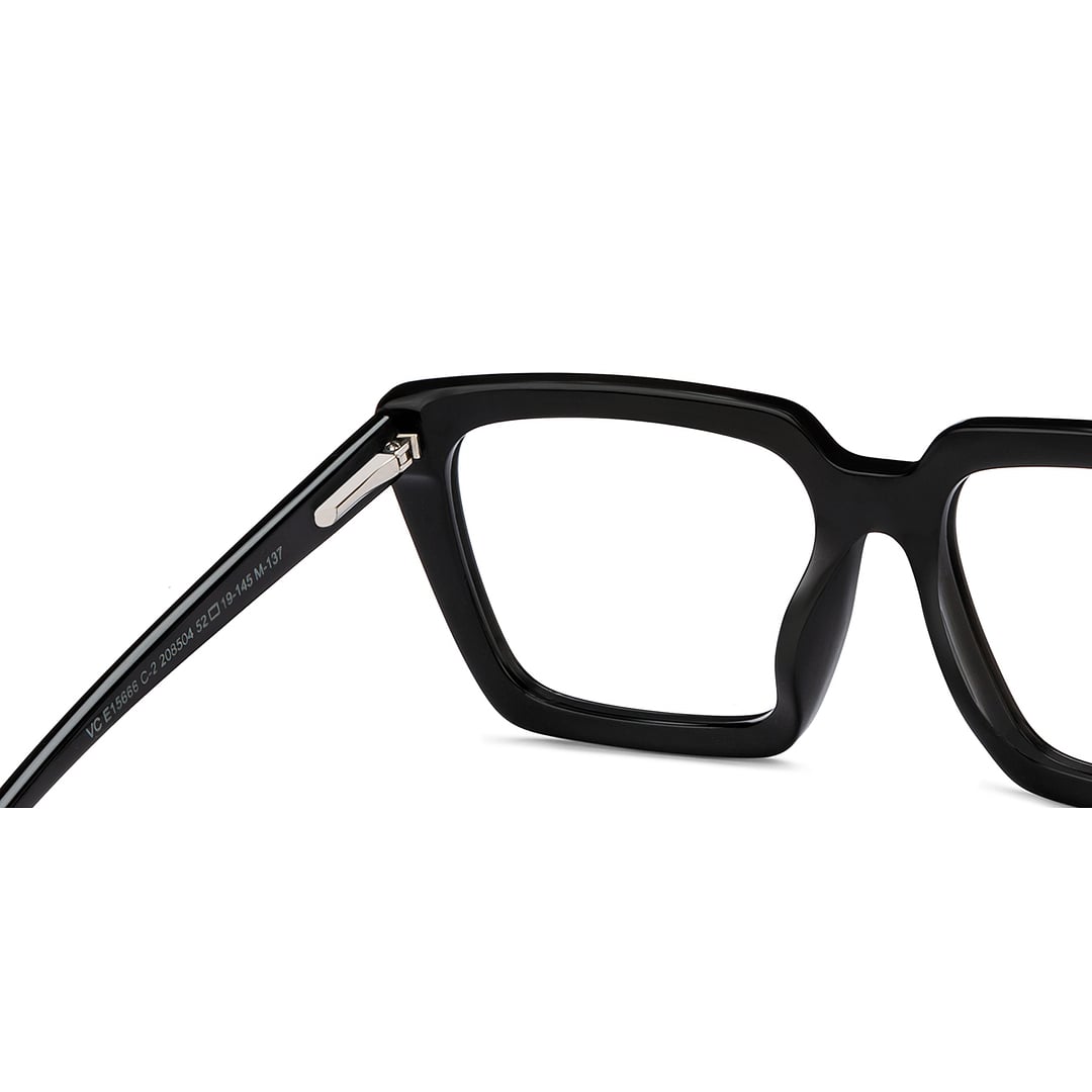 Lenskart STUDIO Black Full Rim Square right side