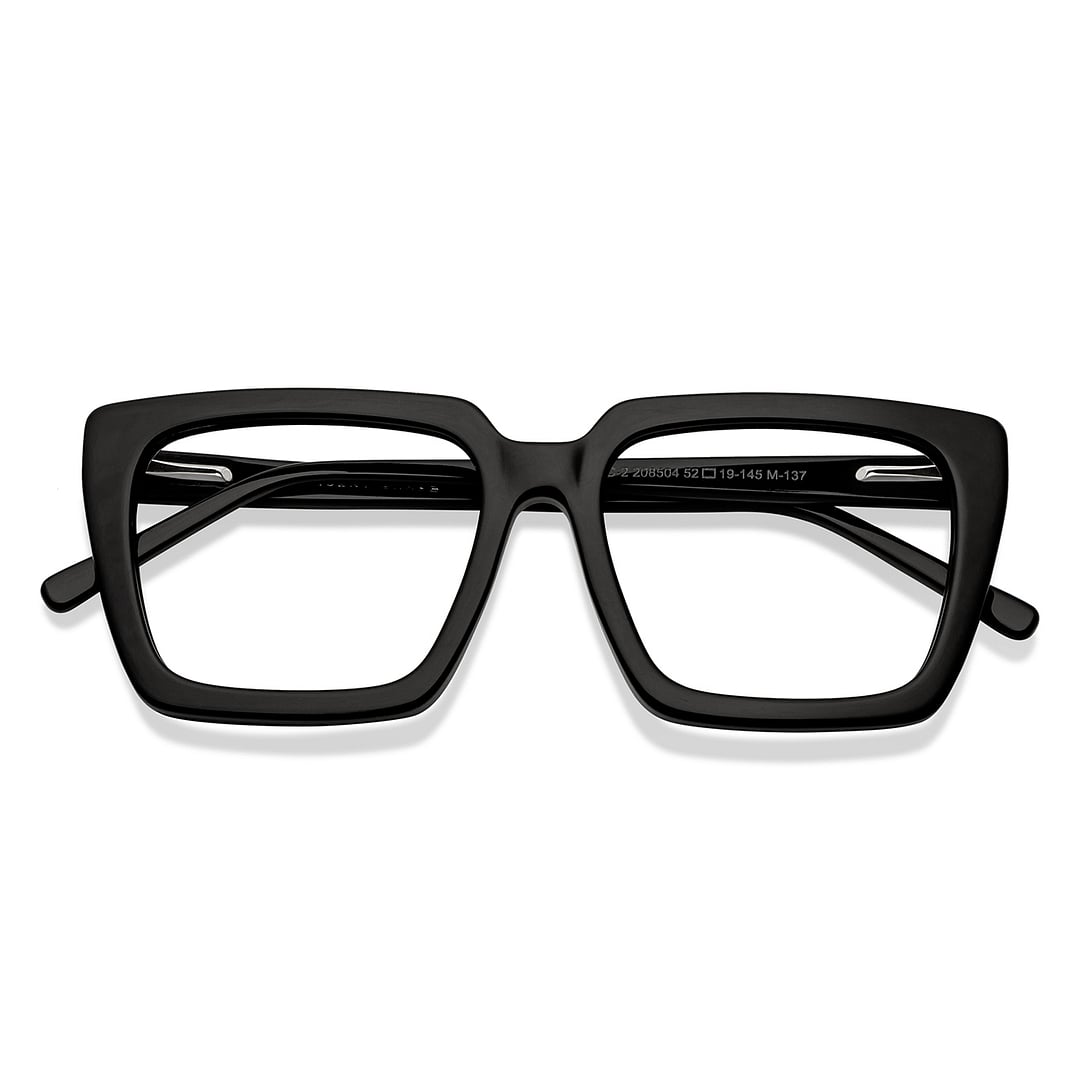 Lenskart STUDIO Black Full Rim Square left side