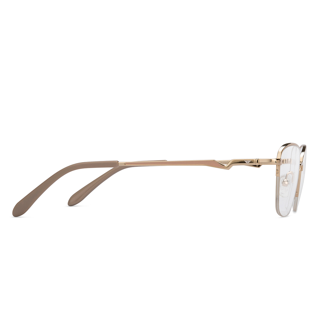 Vincent Chase Gold Half Rim Cat Eye left side