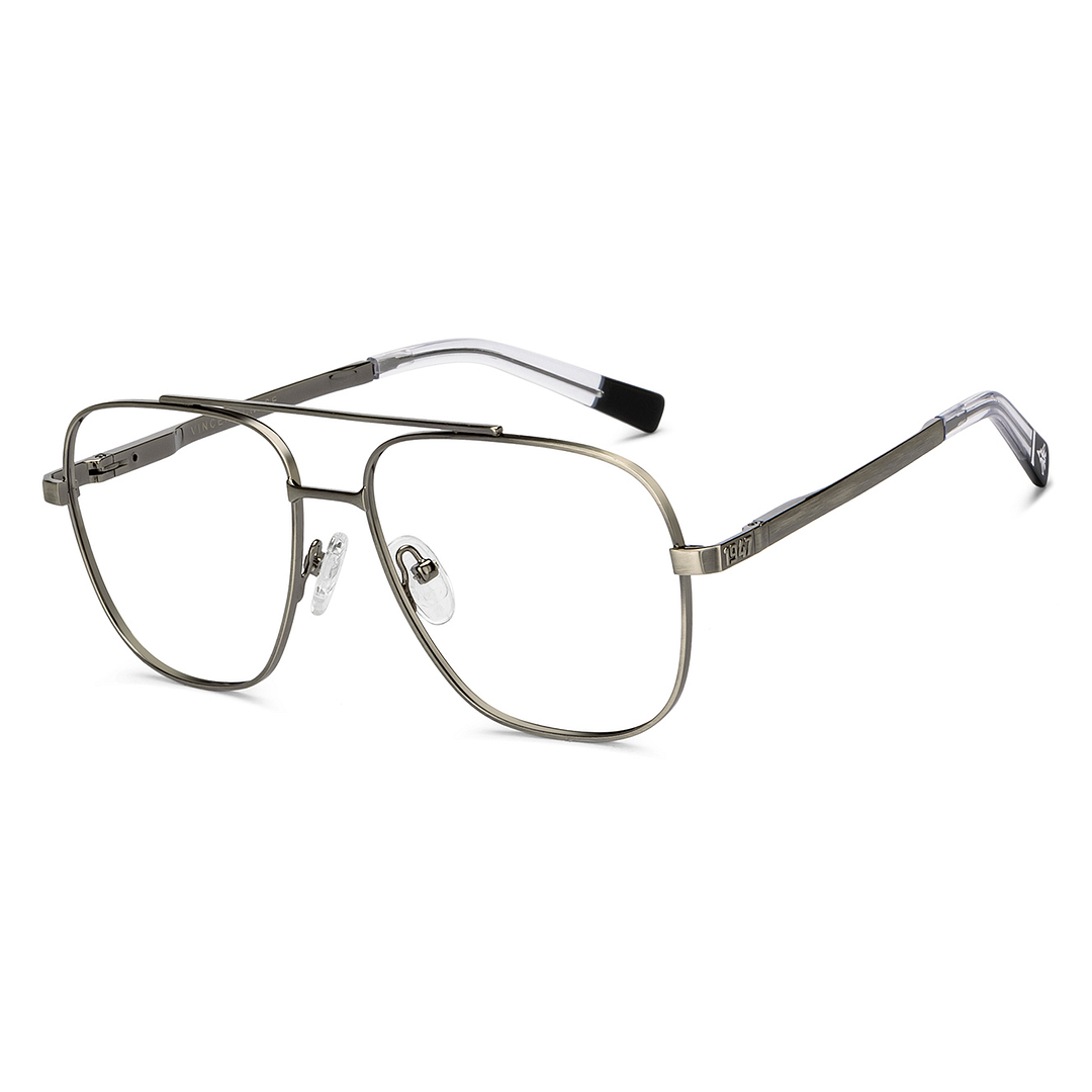 Buy Mid Gunmetal Full Rim Square Vincent Chase SLEEK STEEL VC
