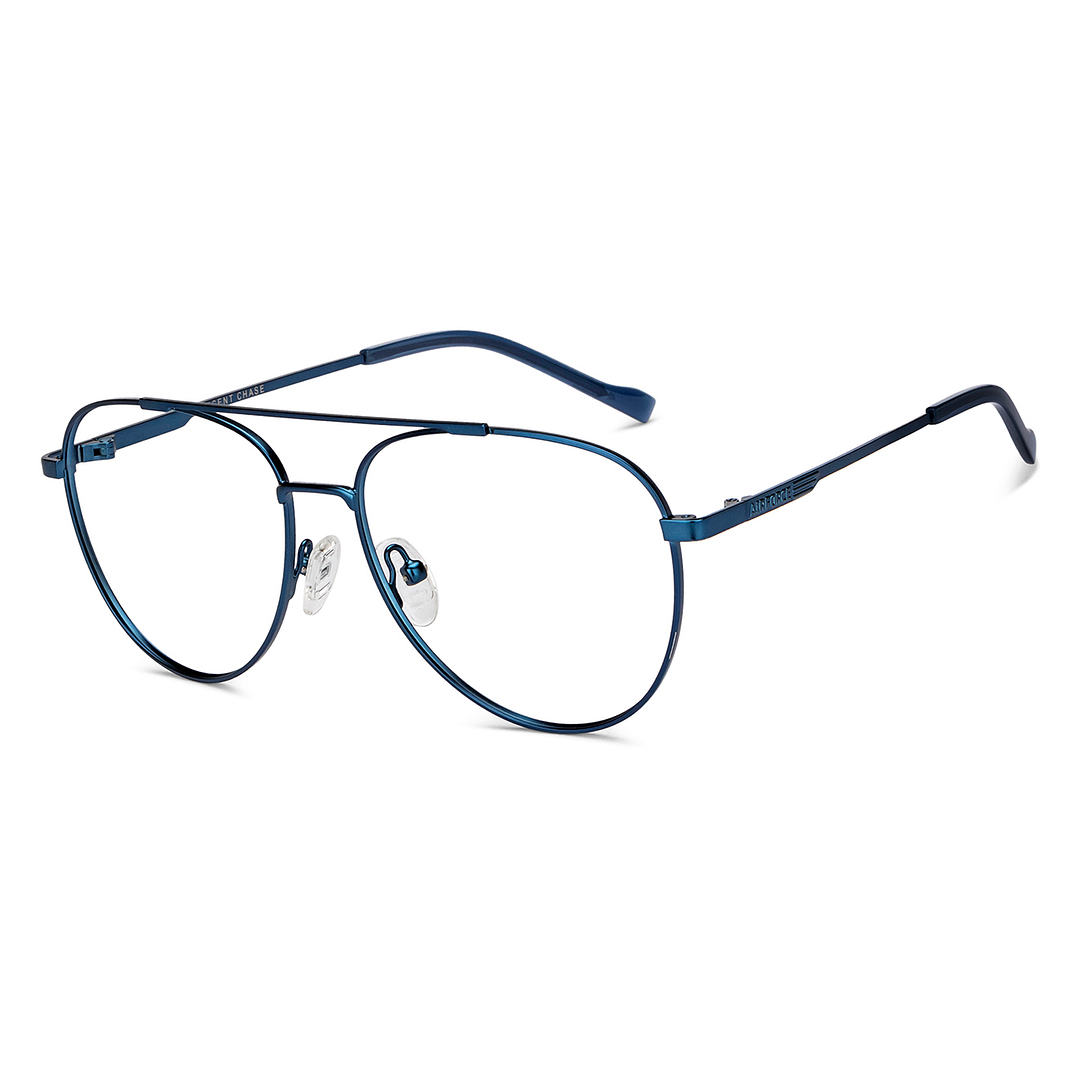 ファションロイヤリティ　ジェイソンウーのファストクラス Buy Blue Full Rim Aviator Vincent Chase SLEEK STEEL VC E16696-C1