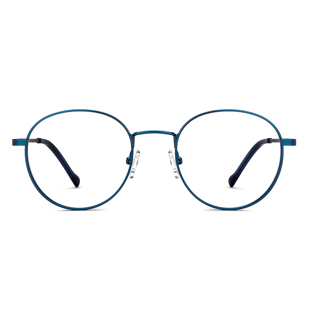 Buy Blue Full Rim Round Vincent Chase SLEEK STEEL VC E16699-C1