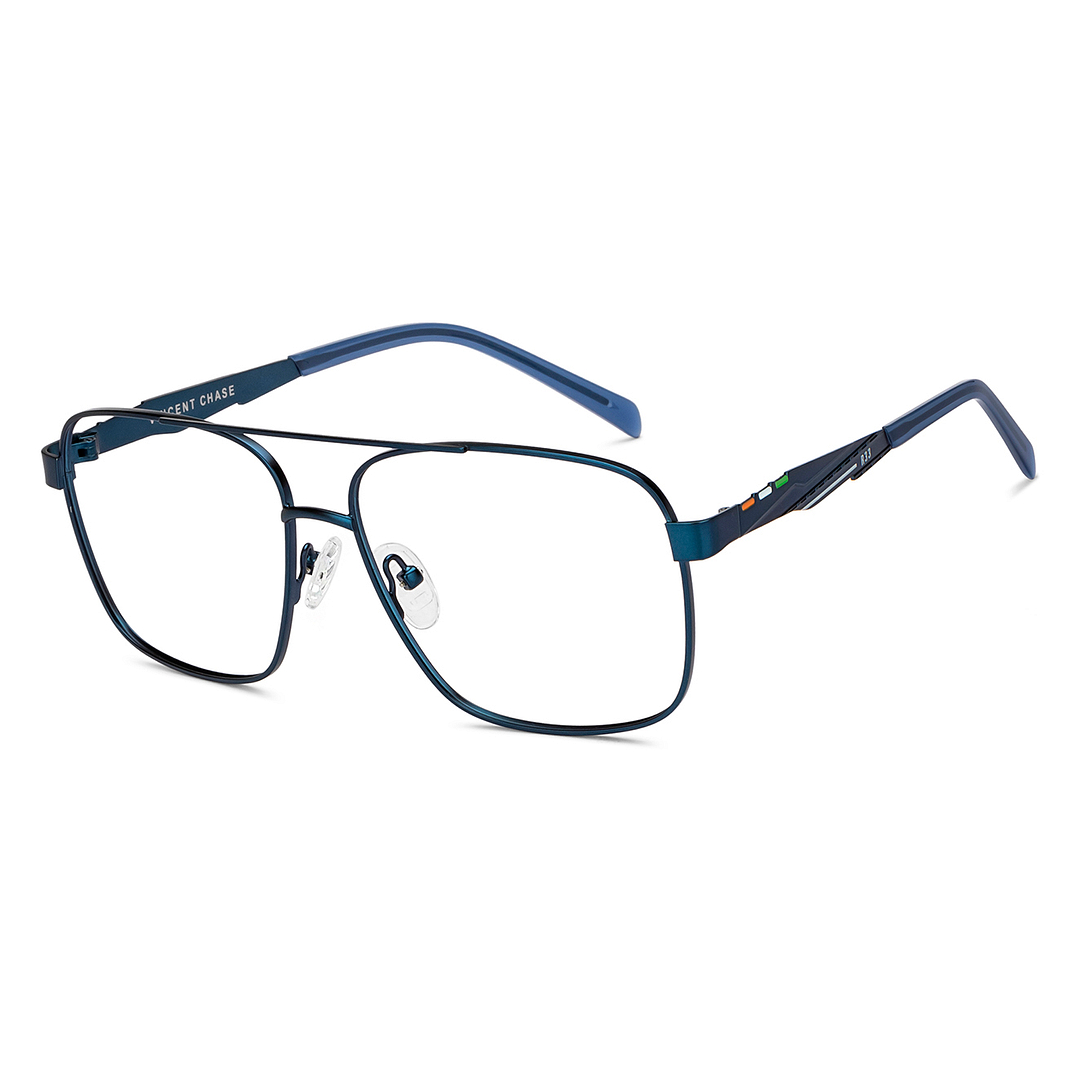 Buy Blue Full Rim Square Vincent Chase SLEEK STEEL VC E16702-C2