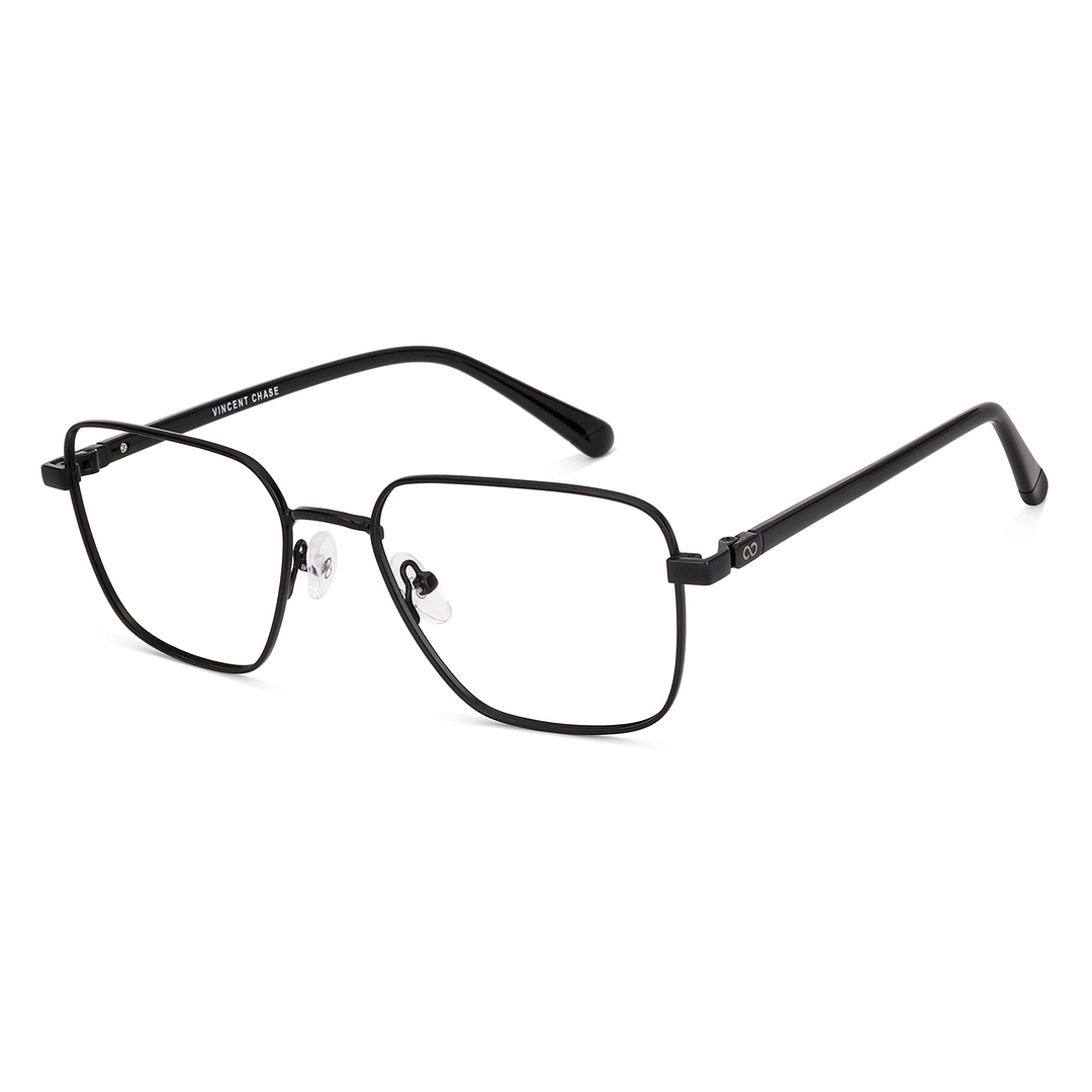 Buy Black Full Rim Square Vincent Chase Metal VC E18163 Eyeglasses