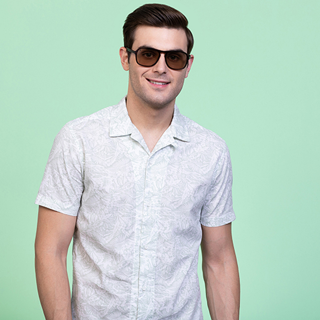 Vincent Chase Online Brown Full Rim Rectangle left side