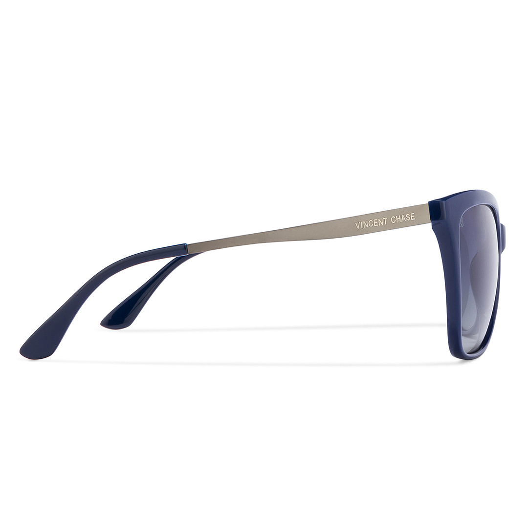 Vincent Chase Online Blue Full Rim Cat Eye left side