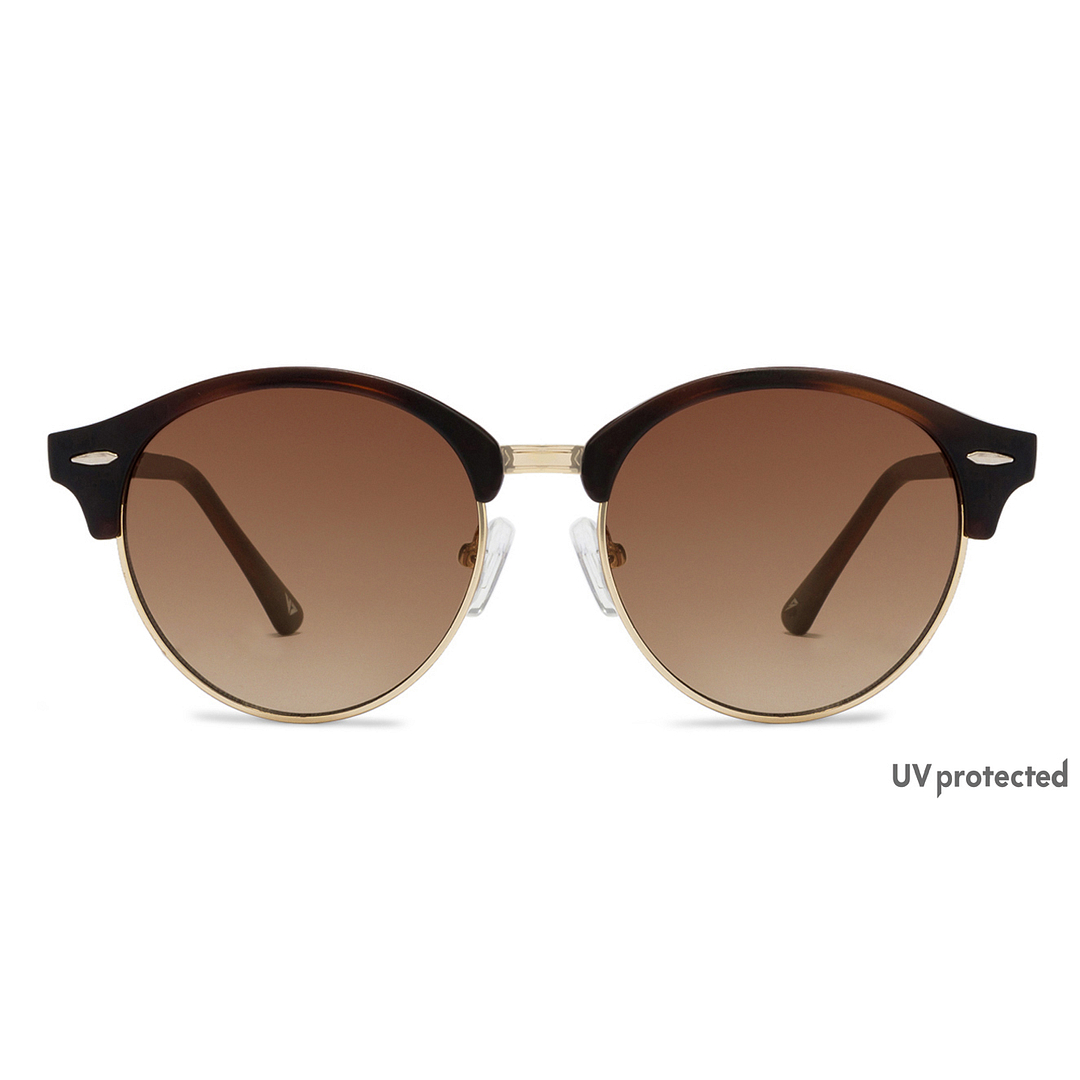 Vincent Chase Online Brown Full Rim Clubmaster left side