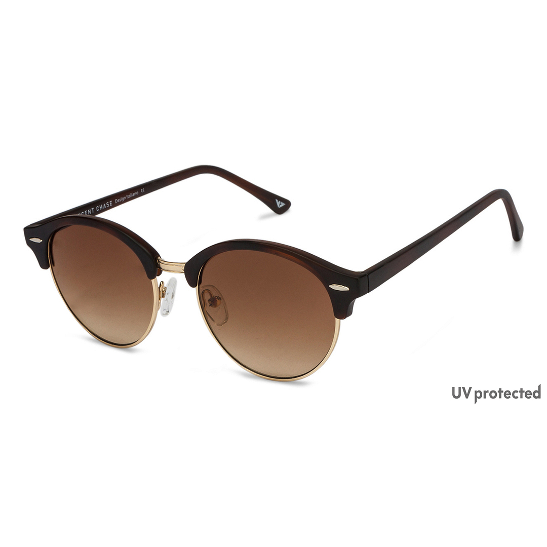 Vincent Chase Online Brown Full Rim Clubmaster right side