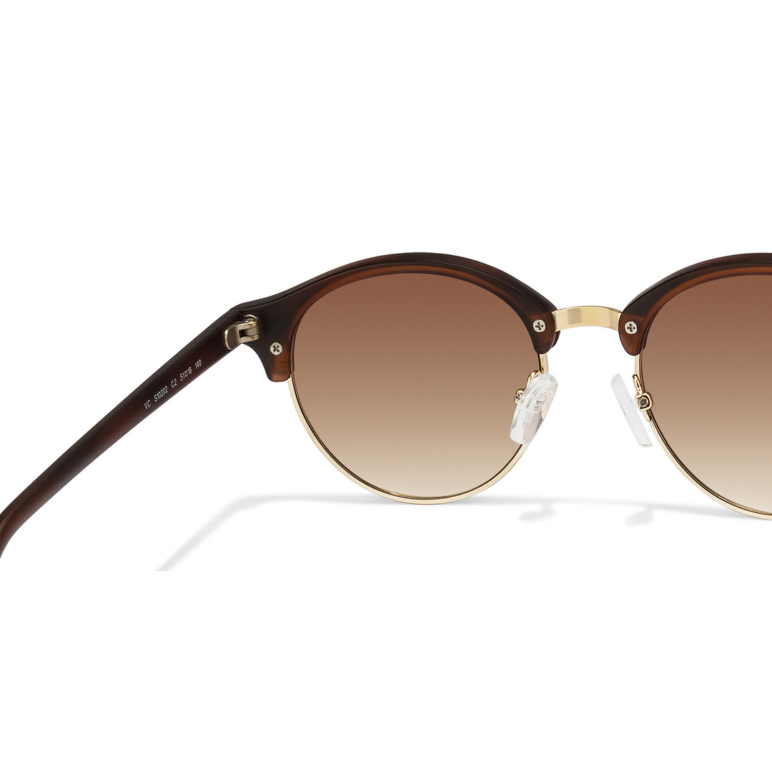 Vincent Chase Online Brown Full Rim Clubmaster left side