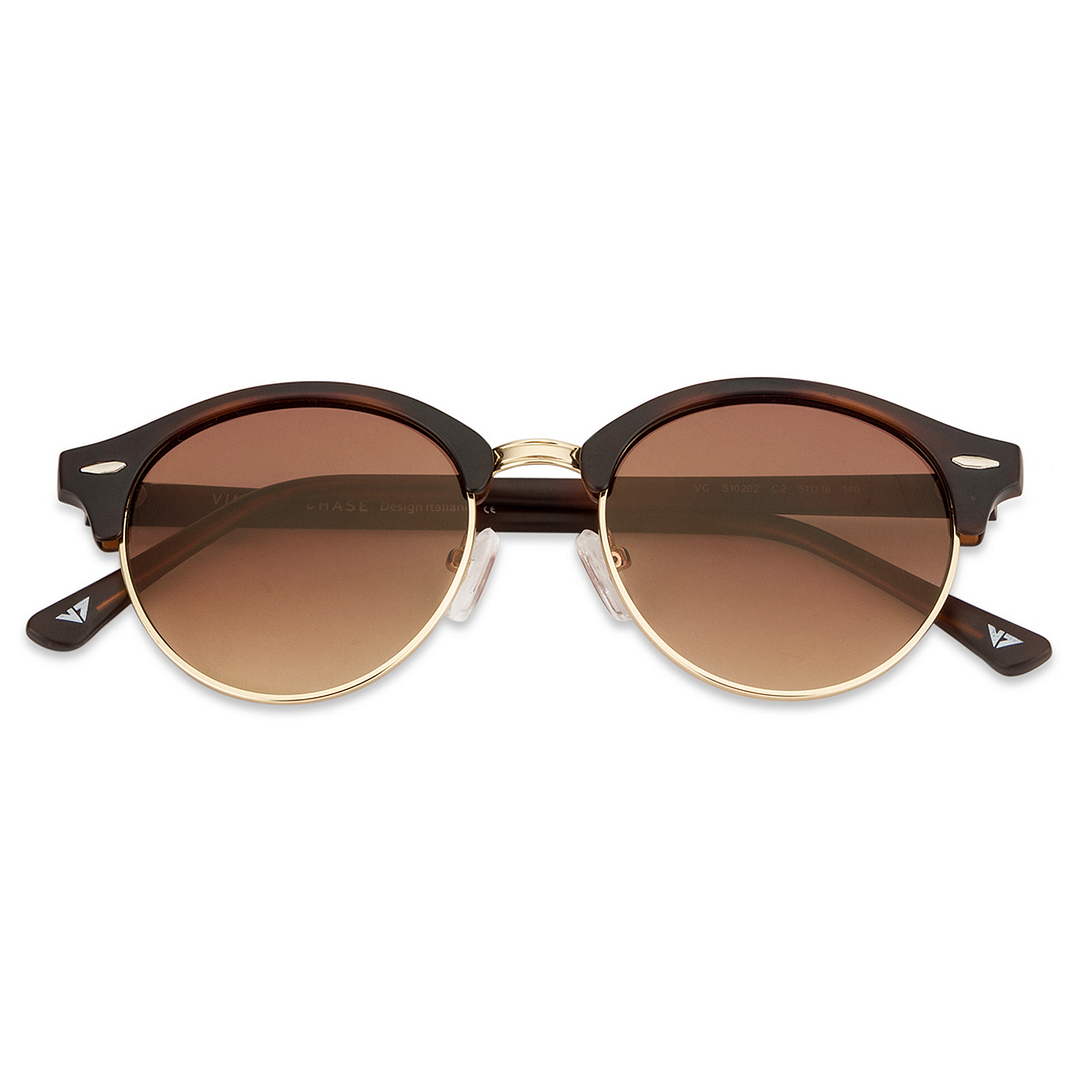 Vincent Chase Online Brown Full Rim Clubmaster right side