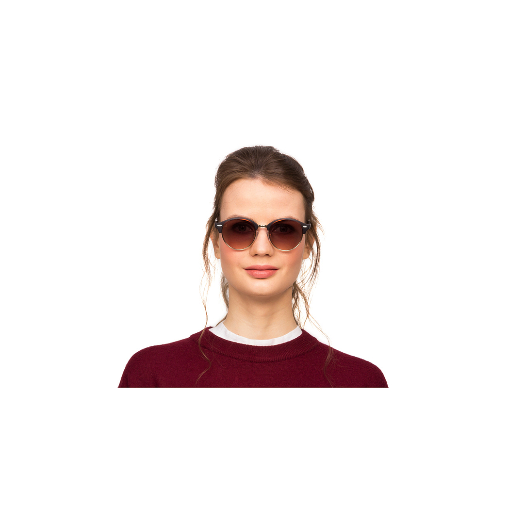 Vincent Chase Online Brown Full Rim Clubmaster left side