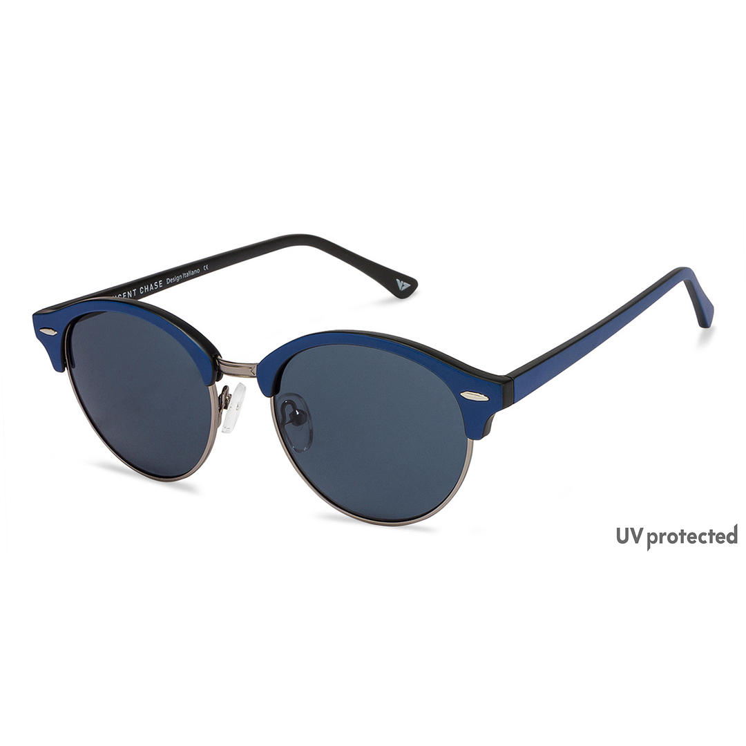 Vincent Chase Online Blue Full Rim Clubmaster right side