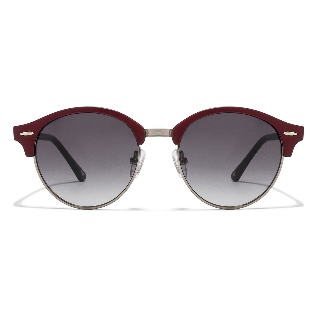 Vincent Chase Online Gunmetal Full Rim Clubmaster left side