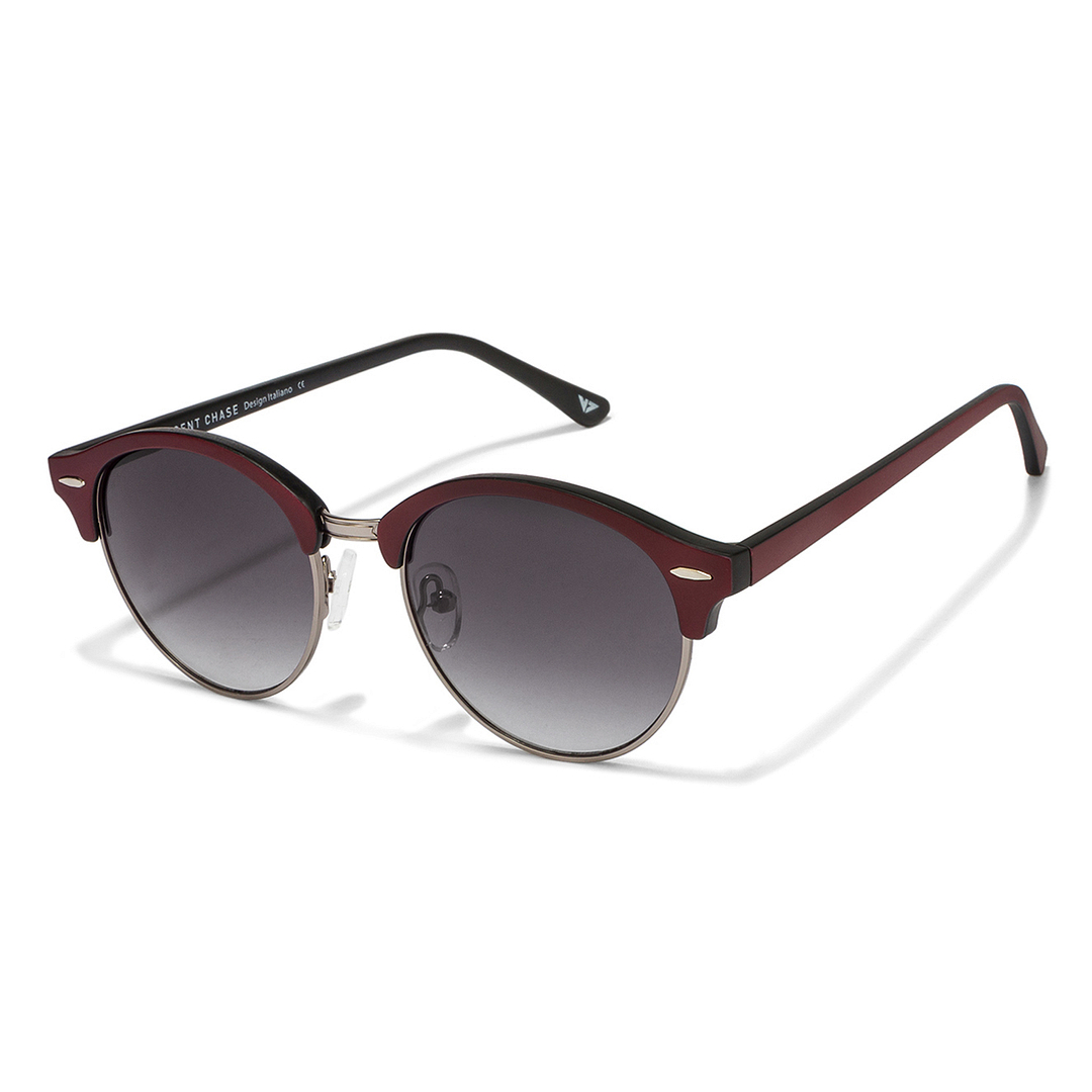 Vincent Chase Online Gunmetal Full Rim Clubmaster right side