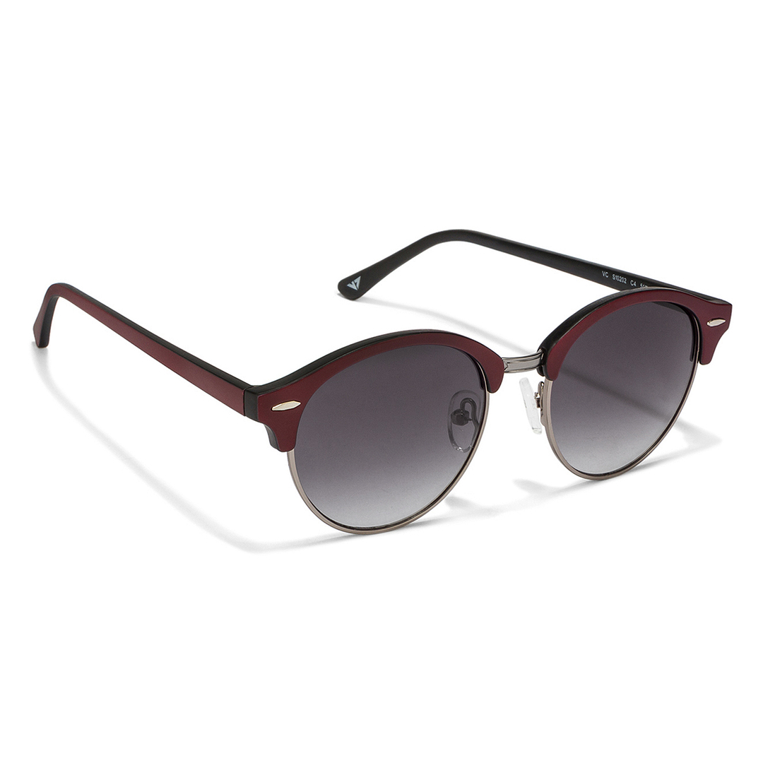 Vincent Chase Online Gunmetal Full Rim Clubmaster left side