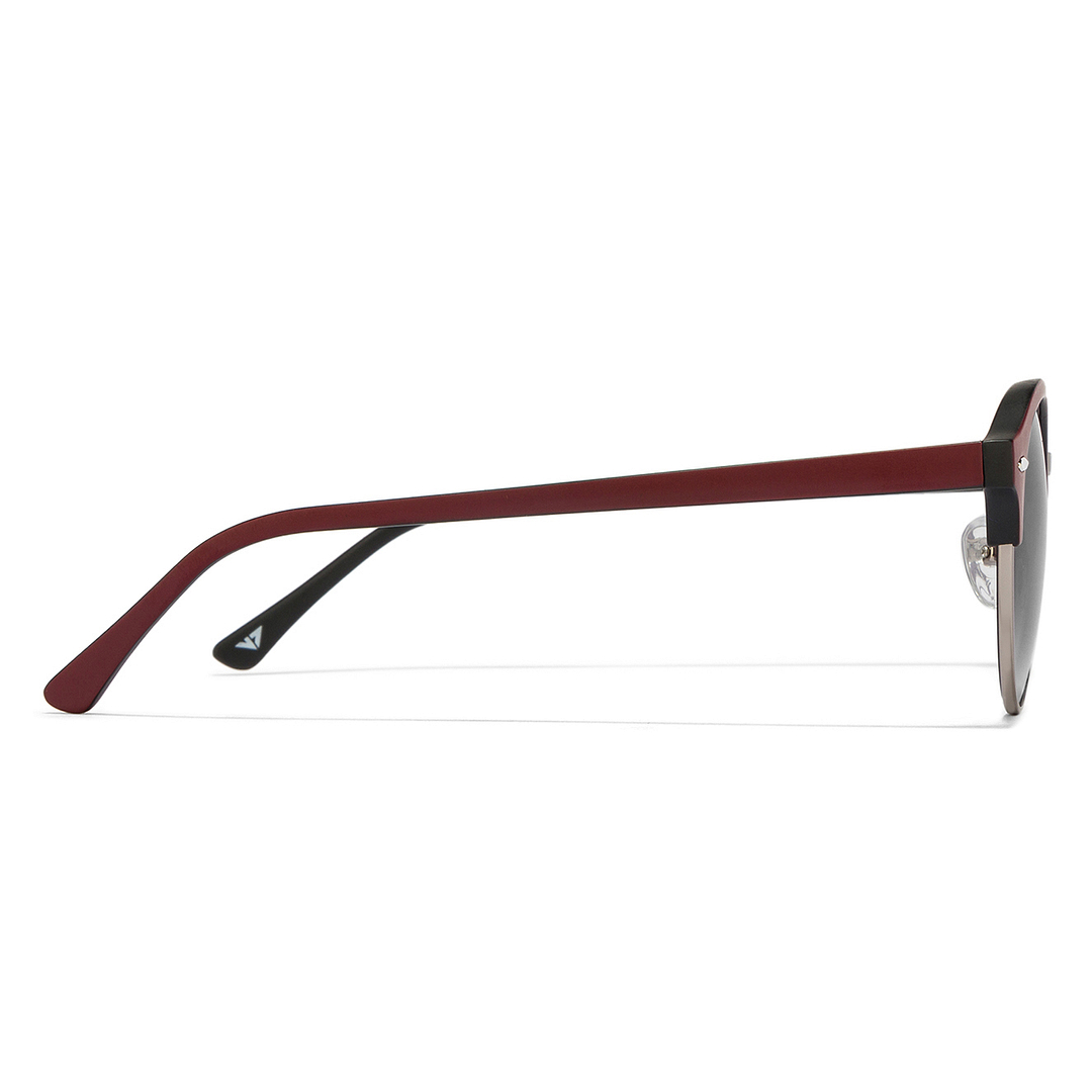 Vincent Chase Online Gunmetal Full Rim Clubmaster right side